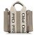 Chloé Borsa Tote Mini Lucida Woody Marrone - vista 4