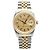 Rolex Montre Combi Homme Datejust Vintage Cadran Lin Multicolore