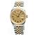 Rolex Montre Combi Homme Datejust Vintage Cadran Lin Multicolore - vue 8