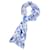 Louis Vuitton Sciarpa Monogramma Acquerello Blu  - vista 2