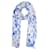 Louis Vuitton Sciarpa Monogramma Acquerello Blu  - vista 3