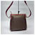 Céline Borsa a tracolla con logo Triomphe Marrone  - vista 11