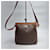 Céline Borsa a tracolla con logo Triomphe Marrone  - vista 2