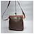 Céline Borsa a tracolla con logo Triomphe Marrone  - vista 3