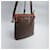 Céline Borsa a tracolla con logo Triomphe Marrone  - vista 5
