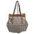 Céline Macadam-Muster Schultertasche (Große Einkaufstasche) Braun