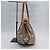 Céline Macadam-Muster Schultertasche (Große Einkaufstasche) Braun - Ansicht 8