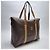 Céline Borsa Tote Macadam (Borsa Boston Premium, Borsa da Viaggio Unisex) Marrone - vista 5