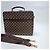 Organizer Louis Vuitton Borsa documenti unisex Damier Savana Marrone - vista 10
