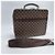 Organizer Louis Vuitton Borsa documenti unisex Damier Savana Marrone - vista 11