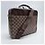 Organizer Louis Vuitton Borsa documenti unisex Damier Savana Marrone - vista 5