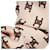 Céline Mini Triomphe Scrunchie Seide Gold Finish Messing Mehrfarben - Ansicht 3
