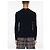 Thom Browne Wool Jersey Asymmetric Long Sleeve T-Shirt Blue - view 4