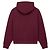 Céline Bordeaux Blazon Kapuzen-Set aus Baumwollfleece mit Knopf Dor Rot - Ansicht 2