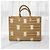 Burberry Borsa Tote Freya Media Naturale Arancione - vista 3