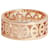 Ring Hermès Anello Divino Catena Ancora Modello Piccolo Oro Rosa Arancione  - vista 1
