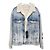 Gucci Chaqueta de denim de borrego