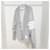 Thom Browne Loopback V-Ausschnitt Cardigan Silber  - Ansicht 2