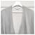 Thom Browne Loopback V-Ausschnitt Cardigan Silber  - Ansicht 4