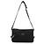 Prada Borsa a spalla media in nylon e pelle Saffiano Nero