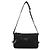 Prada Borsa a spalla media in nylon e pelle Saffiano Nero - vista 4