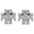 Tory Burch Orecchini Kira Pavé Argento  - vista 1