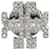 Tory Burch Orecchini Kira Pavé Argento  - vista 7
