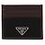Prada Triangle Logo Card Case Black - view 3