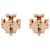 Tory Burch Orecchini Kira Pavé D'oro  - vista 6