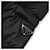 Prada Triangle Logo Down Hooded Padding Jacket Black  - view 9