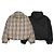 Burberry Reversible Check Hooded Jacket Brown - view 4