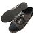 Chanel Sneakers in lino bicolore Blu - vista 3