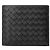 Bottega Veneta Portafoglio bi-fold Intrecciato nero - vista 2