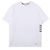 Thom Browne Klassisches Piqué-T-Shirt Weiß