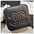 Chanel Custodia cosmetica in metallo dorato con logo CC, borsa a catena piccola: Nero - vista 18
