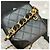 Chanel Custodia cosmetica in metallo dorato con logo CC, borsa a catena piccola: Nero - vista 20