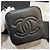 Chanel Custodia cosmetica in metallo dorato con logo CC, borsa a catena piccola: Nero - vista 6