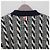 Thom Browne Zweifarbiger Kabelstrick-Cardigan mit diagonaler Träger Douni Blau - Ansicht 8