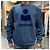 Isabel Marant Sweatshirt en velours avec logo MIKO Bleu ardoise - vue 13