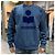 Isabel Marant Sweatshirt en velours avec logo MIKO Bleu ardoise - vue 2