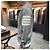 Thom Browne Merinowoll-Cardigan mit diagonalen Streifen in Hellgrau Braun - Ansicht 13