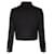 Céline Doppelseitige Wolltrikotjacke Schwarz  - Ansicht 5