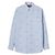 Gucci Camicia in cotone a righe ricamate Blu