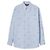 Gucci Camicia in cotone a righe ricamate Blu - vista 4