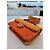 Chanel Bolsa tote pequena cruzada gradiente Caviar Sunset Laranja - vista 15