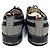 Thom Browne Scarpe Wingtip Principe di Galles Bianco - vista 3