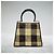 Salvatore Ferragamo Ikonische Raffia Gancini Schultertasche Braun - Ansicht 3