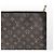 Louis Vuitton Borsa Clutch Étuve Voyage MM Monogram Nero - vista 5