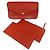 Louis Vuitton Borsa a Tracolla Pochette Felicie Epi Chain Rosso - vista 7