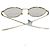 Gucci Gold Beige Small Eyewear Frame Brown - view 5
